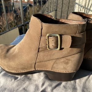 Tan suede Dansko Boots